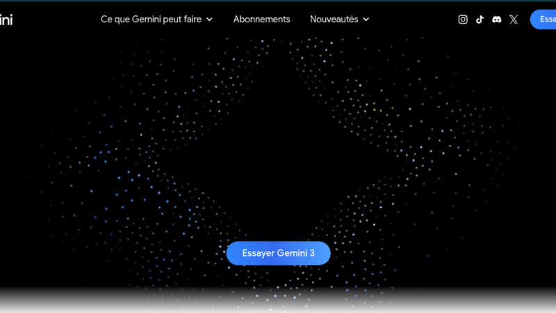 Gemini AI assistant interface by Google