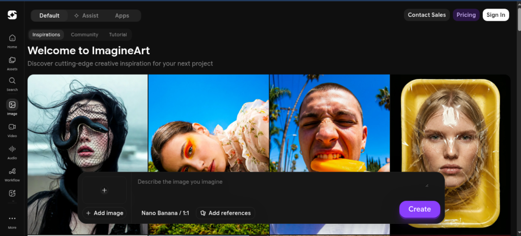 Midjourney AI image generator creating stunning artwork from text prompts
