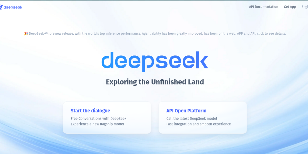 DeepSeek AI assistant chatbot interface showing DeepThink reasoning mode