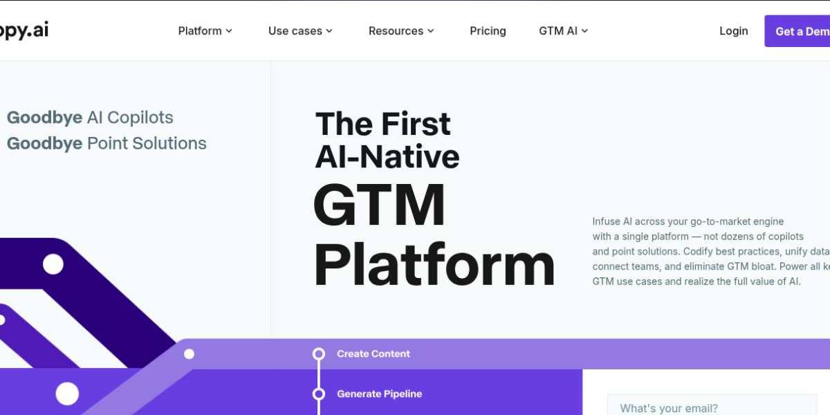 Copy AI writing tool interface showing marketing templates and workflow automation