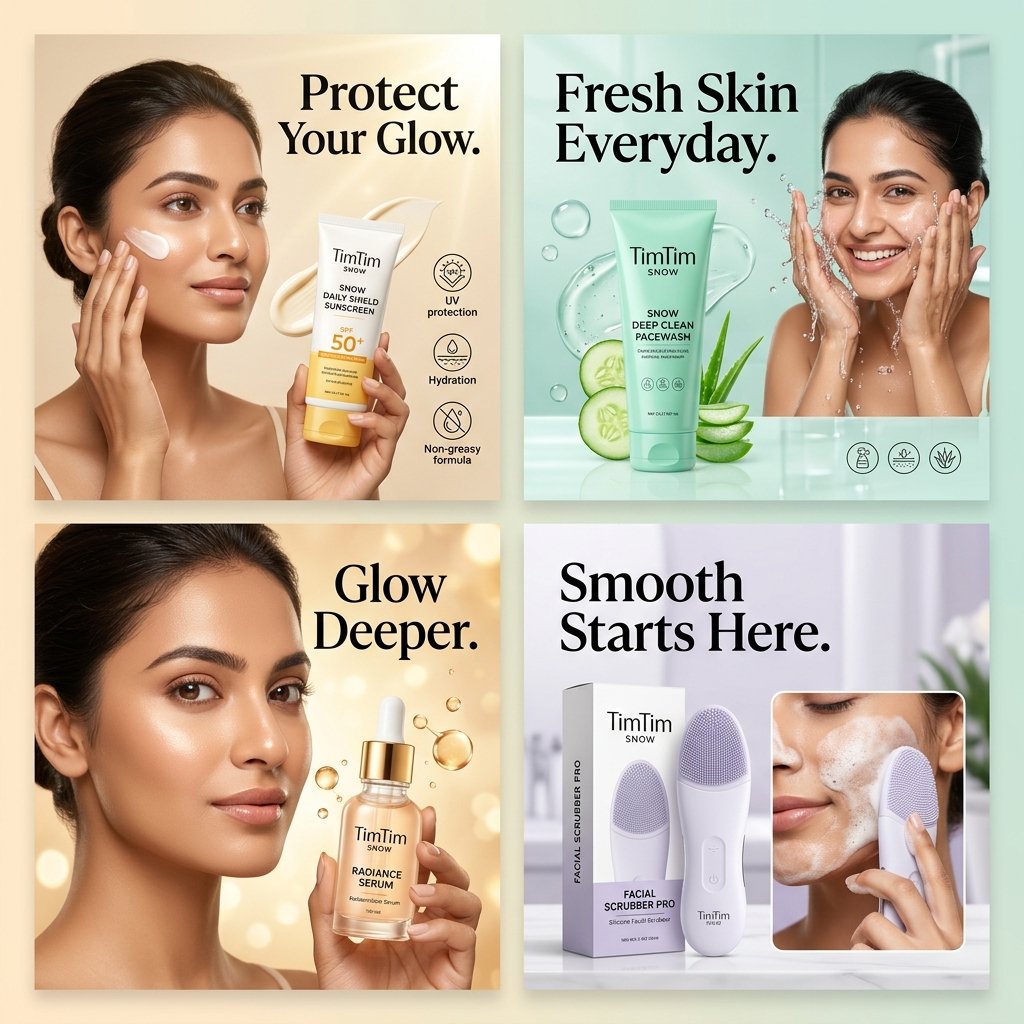4 PANEL PREMIUM SKINCARE CAMPAIGN