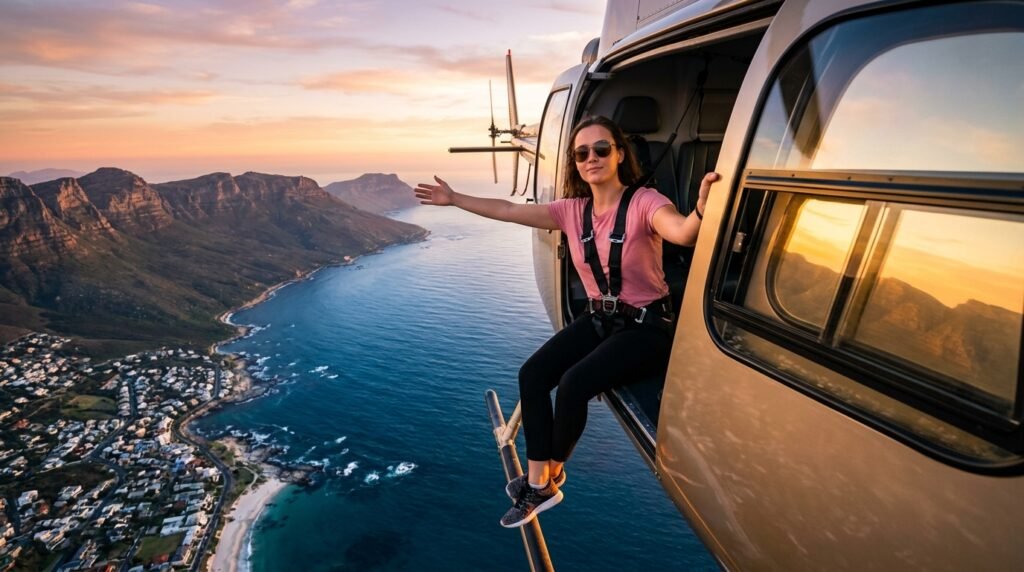 Cinematic, ultra-realistic aerial photography