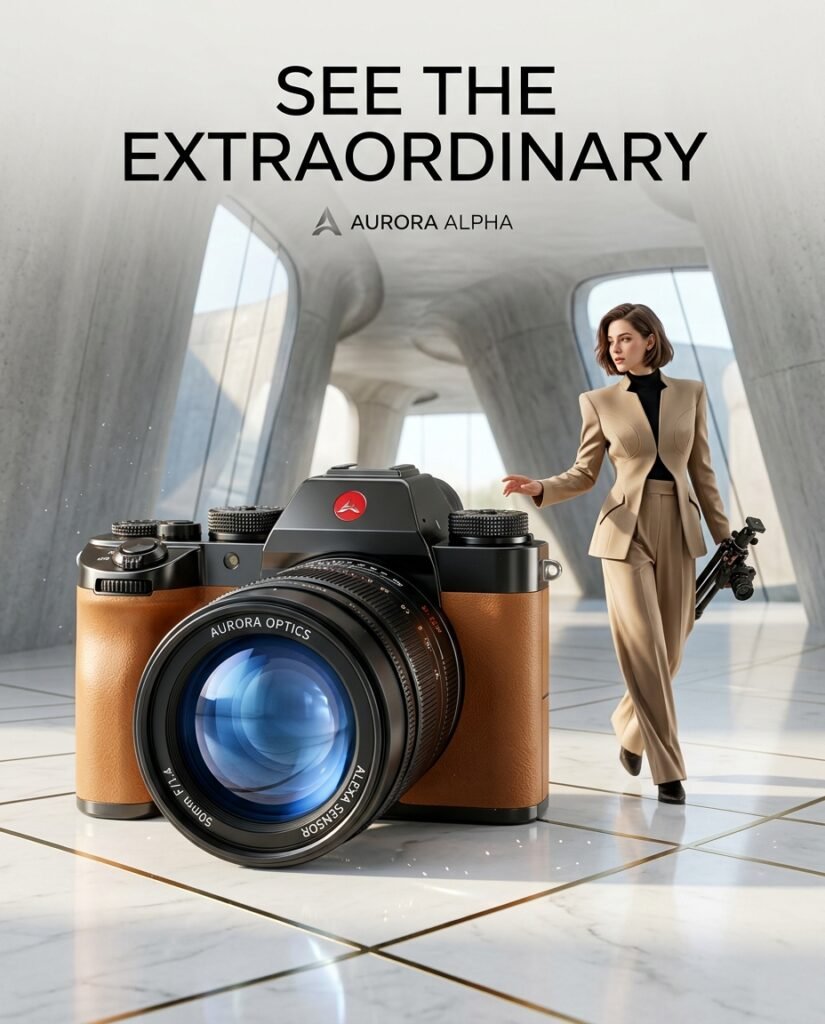 Luxury advertising campaign