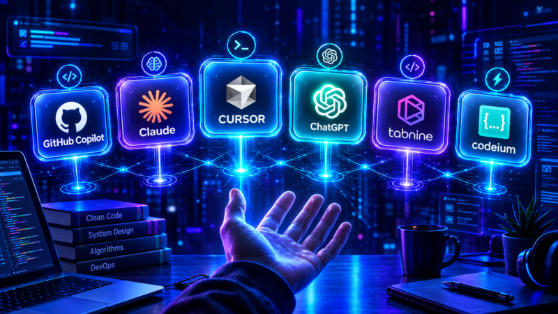 Best AI Coding Assistants for Developers in 2026 ( github copilot, claude, cursor, chatgpt, tabnine, codeium)