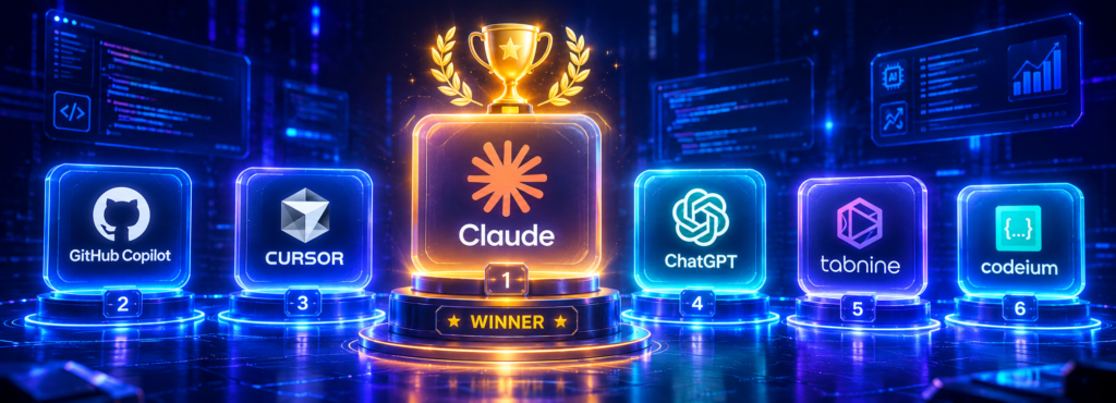 Best AI Coding Assistants for Developers in 2026 ( github copilot, claude, cursor, chatgpt, tabnine, codeium)