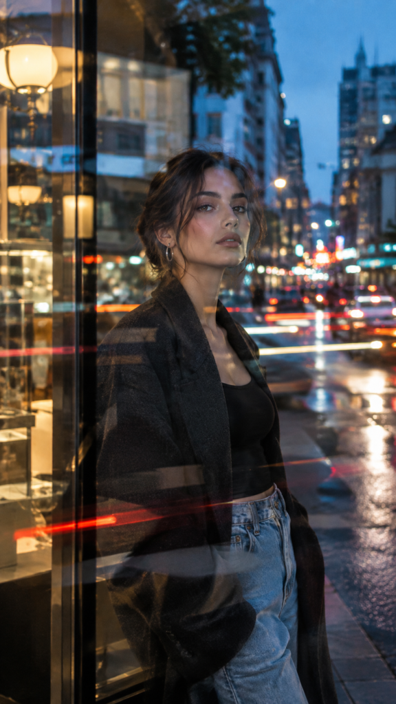 Reflections of a City Night