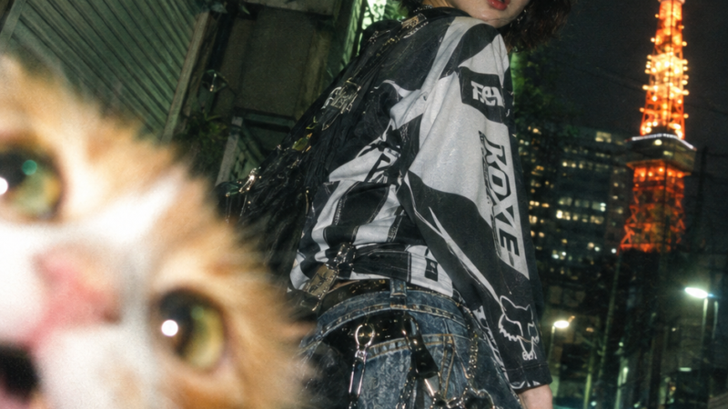 Tokyo Alley Cat Photobomb