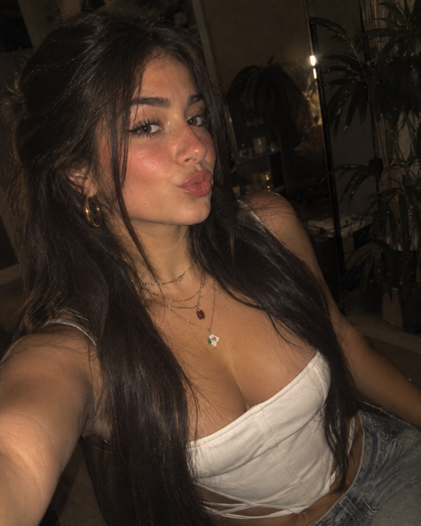Warm-Lit Night-Time Selfie