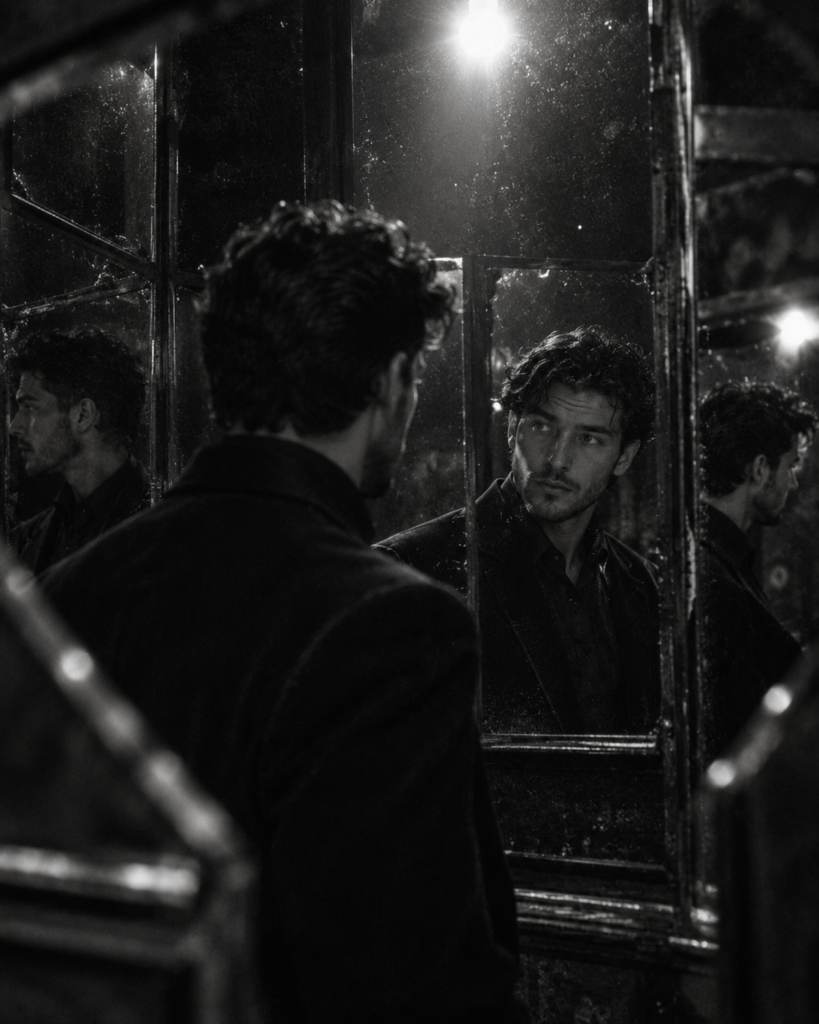 Noir Reflections in Dusty Mirrors