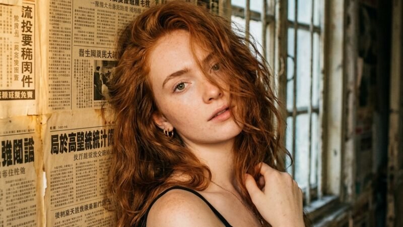 Portrait of a young woman