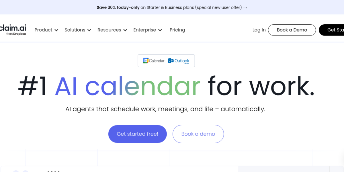 Reclaim AI smart calendar automatically scheduling tasks, meetings, habits, and focused work time