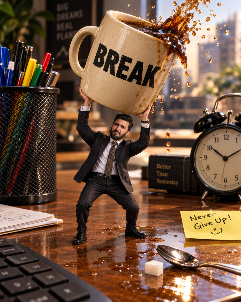 BREAK; The Weight of Never Giving Up.