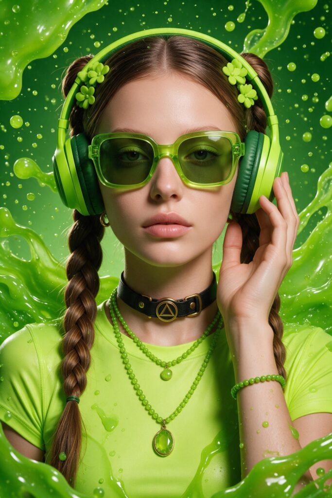 Fashion portrait of a young woman